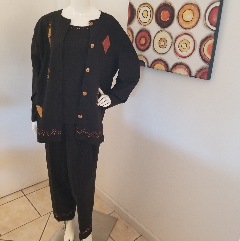 3 PCs pants outfit